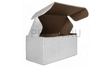 Коробка из микрогофрокартона 120*60*60 бел\бур самосборная