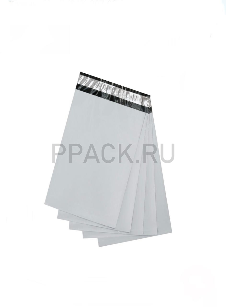 Курьерский пакет с клеевым клапаном 10*15 +4 см, (45мкм) Белый  100 шт.